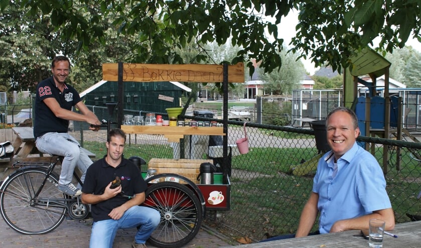Van links naar rechts Michiel Stronks, Peter Jansen en Eric Wigchers. Foto: Kristel te Bokkel