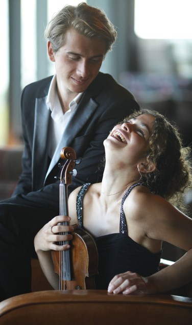 Matthieu Idmtal en Maya Levy. Foto: PR