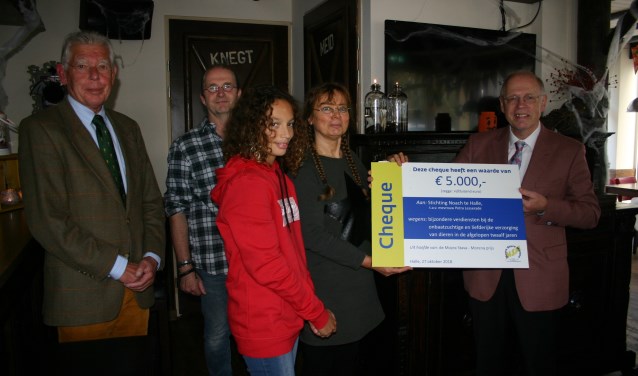 De prijs werd in De Woage in ontvangst genomen. Foto: PR