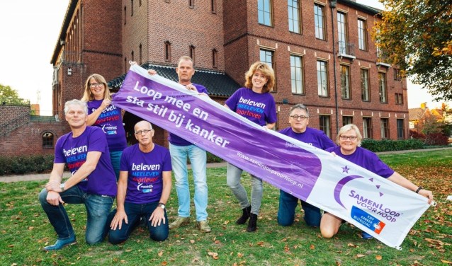 Patrick Meekes, Bernarda Scharenborg, Geert Beijers, Marco Beckmans, Sandra Meekes, Harrie Garritsen en Gerti van Vree. Op de foto ontbreken Bernadet Putto en Anne Korten. Foto: PR