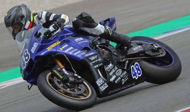 Jolanda van Westrenen uit Halle werd zesde in Zolder België. Foto: Henk Teerink