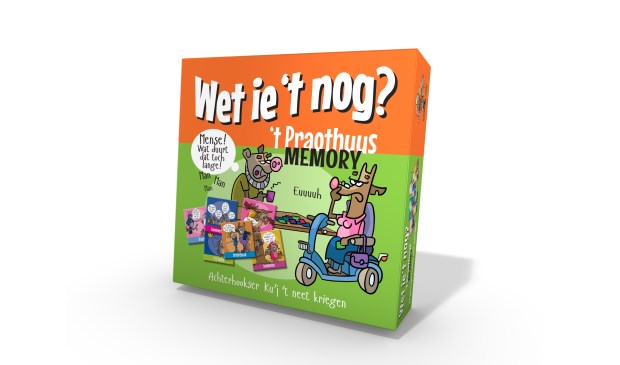 Het memoryspel 'Wet ie 't nog?' dat uitgever Achterhoek Nieuws eind oktober in samenwerking met ToonWorkz op de markt brengt. Foto: PR