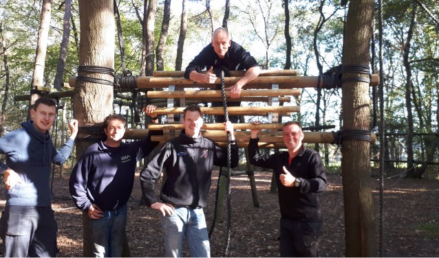 De survivalsporters met hun 'Rondje Beltrum' . Foto: PR