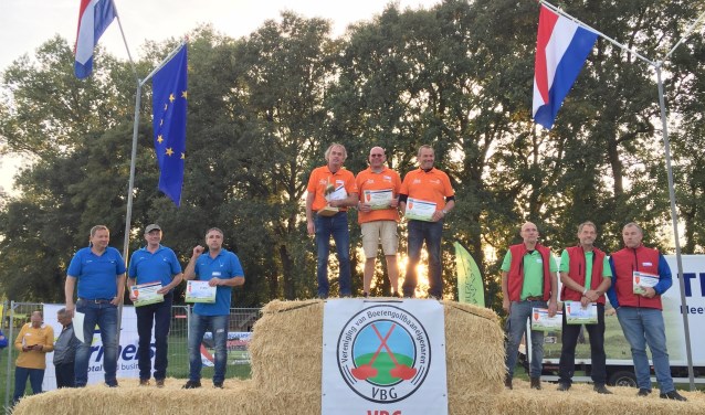Het ONK Boerengolfpodium. Foto: Evezien