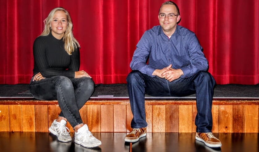 Ilse Kappert en Bart Tiessink werken allebei al jaren met veel plezier mee aan de revue van Jong Gelre Vorden-Warnsveld. Foto: Luuk Stam