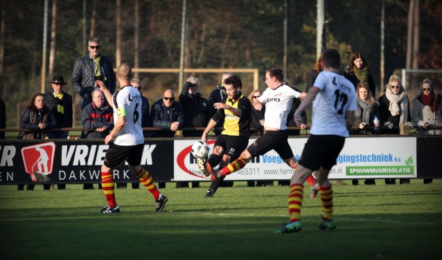 Vorden 1 wijst koploper terug. Foto: Johan Bolink