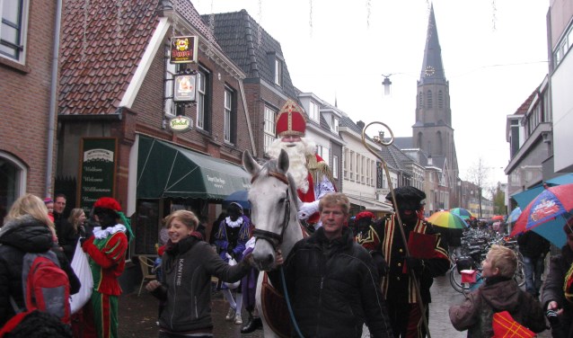 Sint op het paard in Lichtenvoorde. Foto: Ferry Broshuis