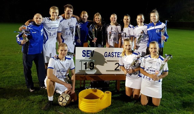 Op de valreep werd ook de A1 kampioen. Foto: PR