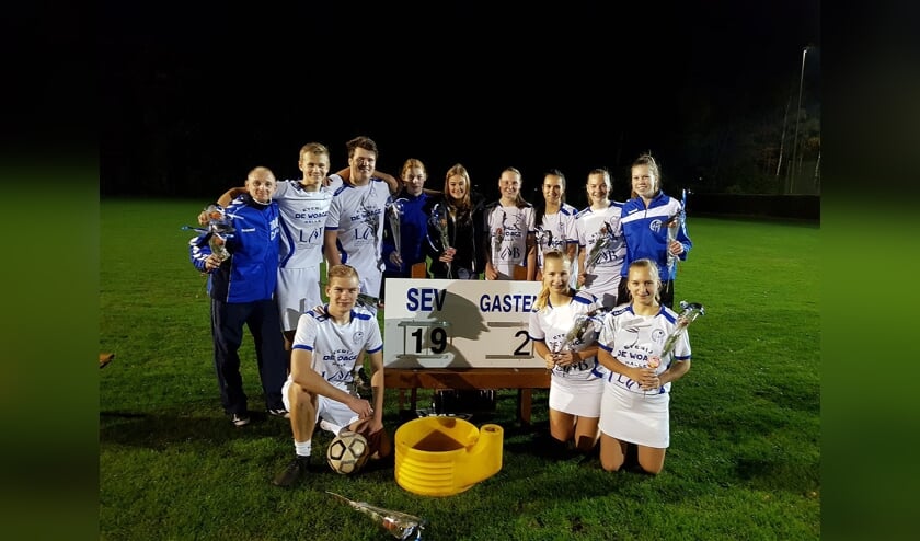 Op de valreep werd ook de A1 kampioen. Foto: PR