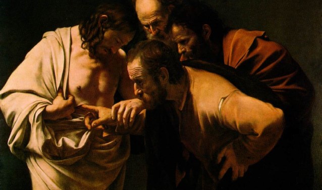Caravaggio - De ongelovige Thomas. Foto: PR