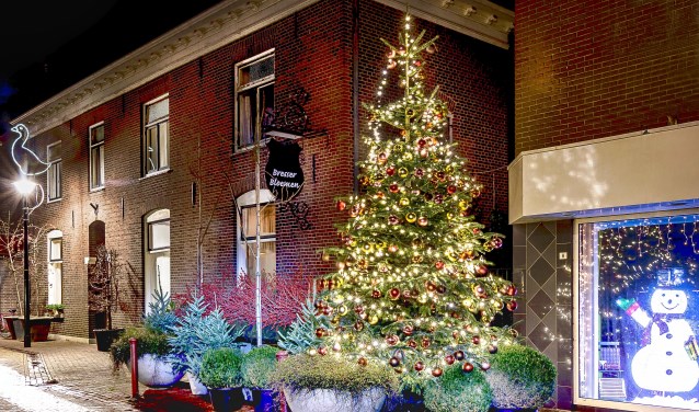 De selfie-kerstboom in Gendringen. Foto: Henk van Raaij