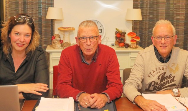 Het bestuur van Gemeentebelangen Berkelland. Foto: Jaime Lebbink
