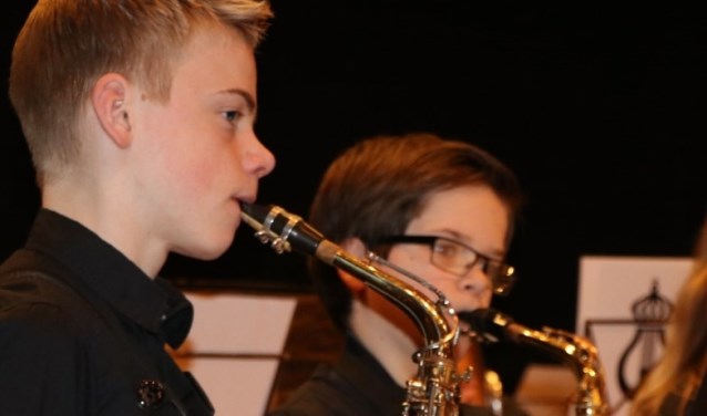 Het jeugdorkest OPmaat bestaat uit jonge leden van Harmonie Prinses Juliana. Foto: PR