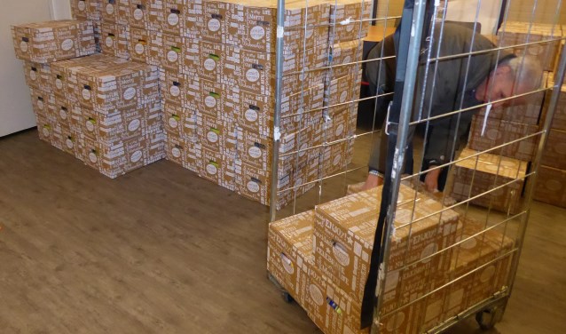 Pakketten op een afhaallocatie. Foto: PR