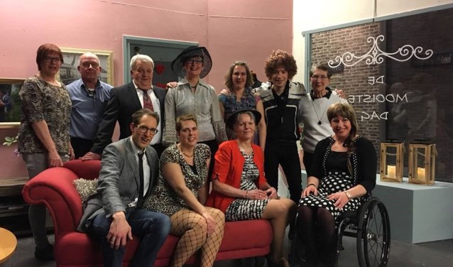 De cast van 'De mooiste dag'. Foto: Kevin Mateman.