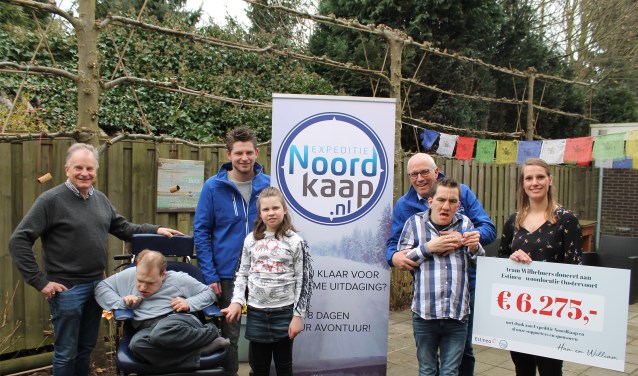 Theo en Ruben Verhoeven, Han Helmers, Alyssa Kubbe, William en Jeroen Slotboom en Lisa Heutinck-Lubbers. Foto: Bram Beckmans