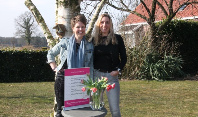 Heidi Schreurs en Desirée Heerdink (rechts). Foto: Lydia ter Welle