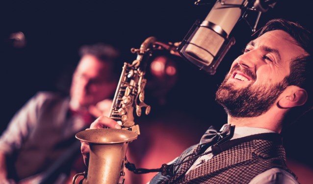 Threesome Jazz bestaat uit Benjamin Kuijpers (foto), Lex Kemper en Martin van Delden. Foto: PR