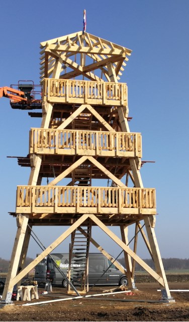 De uitkijktoren is klaar en geopend. Foto: PR