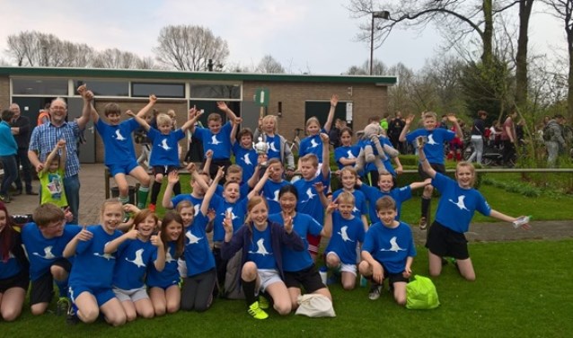 Het team van de Kraanvogel won het toernooi. Foto: Ernst-Jan Somsen