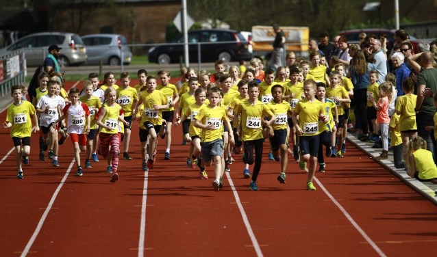 De deelnemers zijn onderweg. Foto: PR