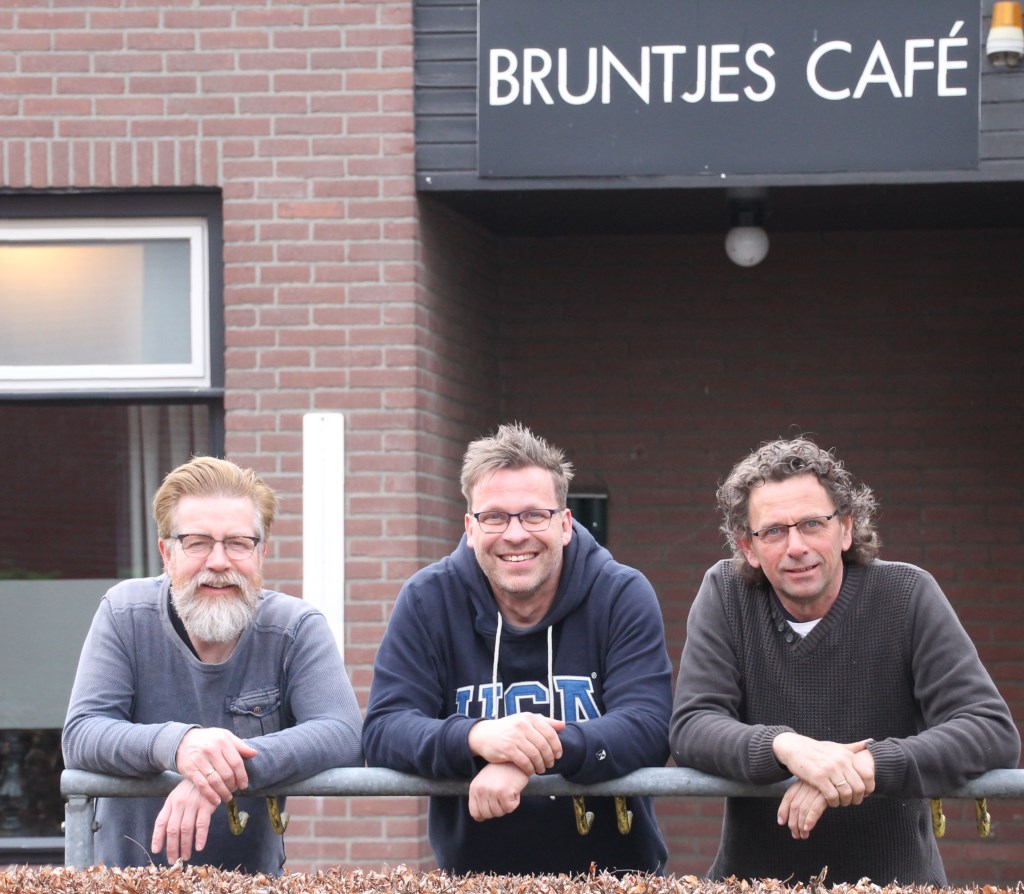 Bestuur van stichting Oranjepodium: Vincent Doppen, Jos Doppen en André van Gaalen. Foto: Annekée Cuppers