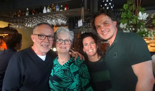 Richard en Joke Jansen, Wilma en Marco Jansen. Foto: Willy Hermans
