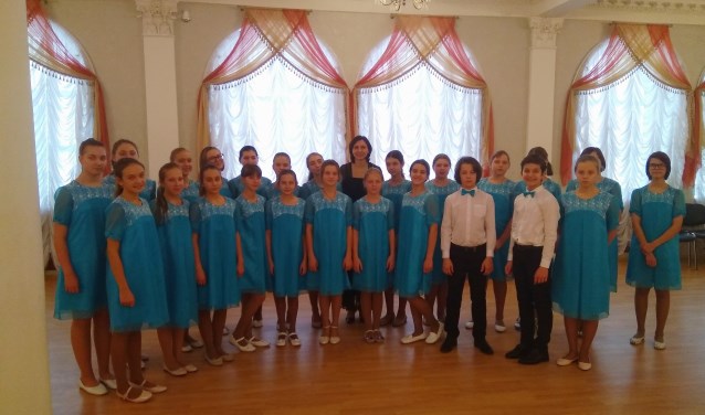 Het Russisch kinderkoor Samenklank. Foto: Communicatie Samenklank, Moskou
