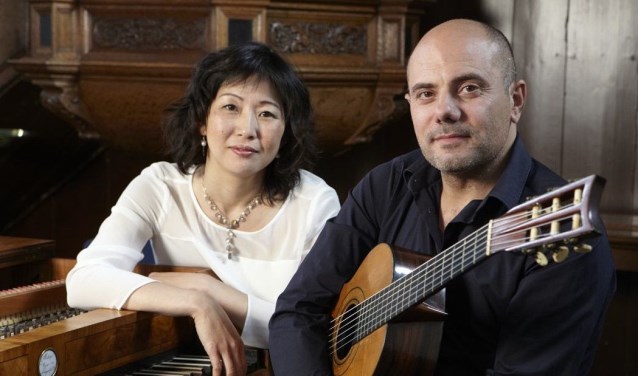 Fortepianiste Kaoru Iwamura en gitarist Dario Macaluso. Foto: PR