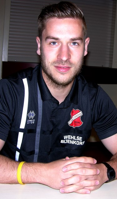 Concordia-aanvaller Wouter Jansen: 'Als je naar ons team kijkt, hadden we al veilig moeten staan'. Foto: John van der Kamp