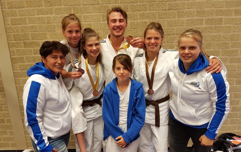 Drie gouden medailles binnen de selectie Judo Zutphen. Foto: PR