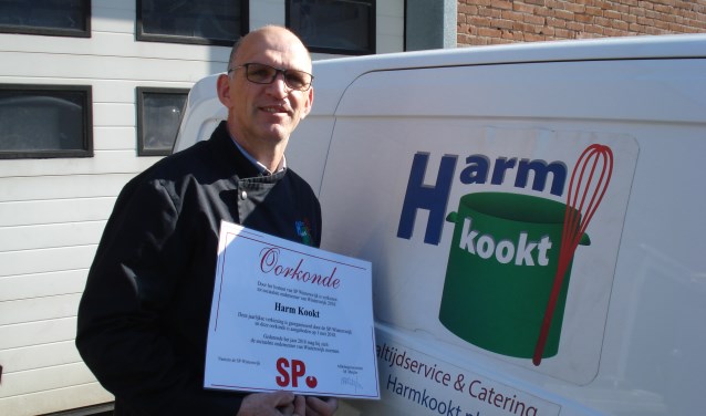 Harm Wassink werd uitgeroepen tot de sociaalste ondernemer. Foto: Clemens Bielen