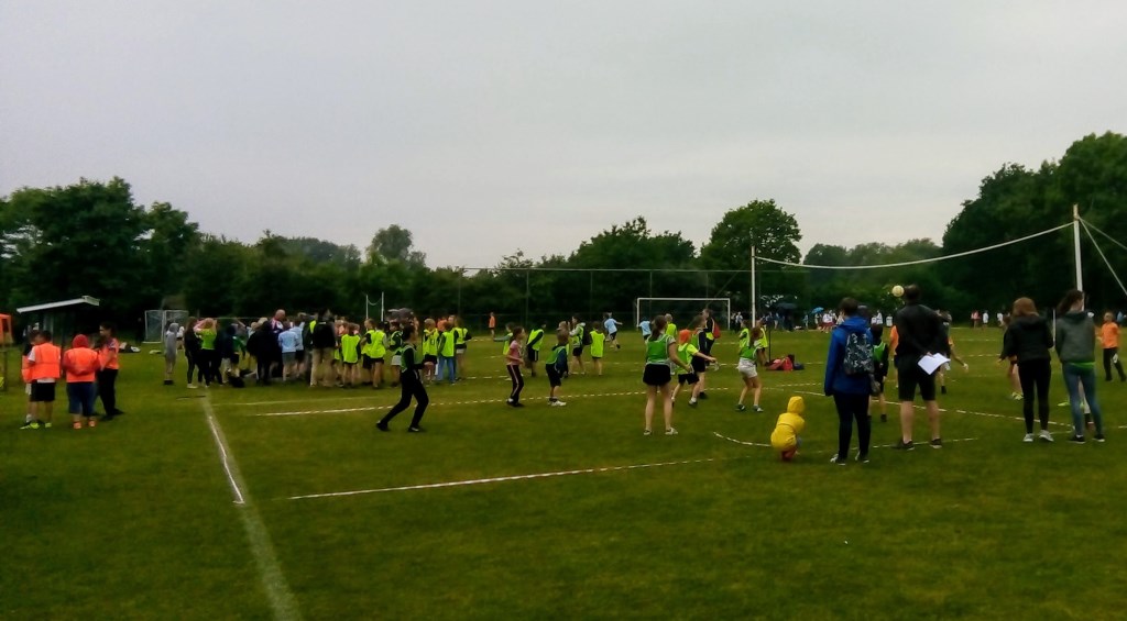 Sportdag basisscholen op het terrein van Be Quick. Foto: PR