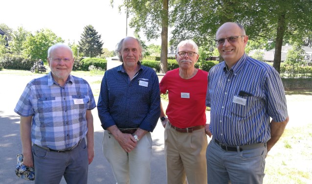 Het complete regieteam van de film N18: (vlnr) Ben Tragter, Ton Kraayenvanger, Willem Kootstra en Jan Wanders. Foto: Rob Weeber