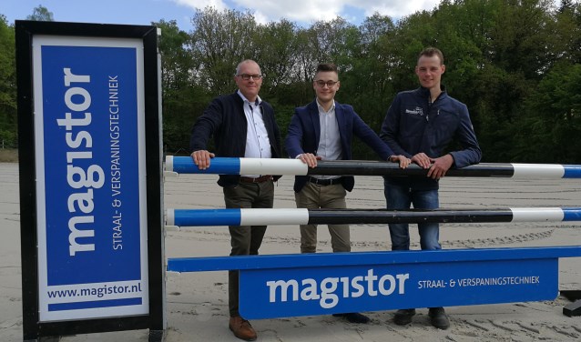 Leden van de organisatie van de GP van Berkelland, Hans Rosenbrand, Lars Temmink en Wouter Hermelink (vlnr). Foto: Rob Weeber