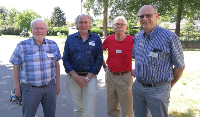 Het complete regieteam van de film N18: (vlnr) Ben Tragter, Ton Kraayenvanger, Willem Kootstra en Jan Wanders. Foto: Rob Weeber