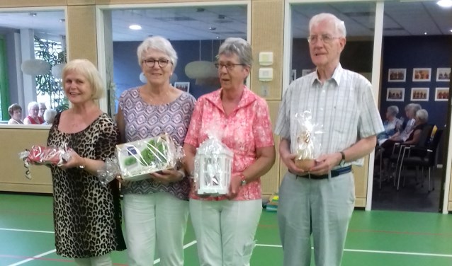 Van links af Willemien Balduk, Carla van den Broek, Ans Harmsen en Guus Stein. Foto: Tineke Labots