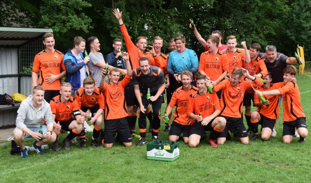 Het kampioensteam. Foto: PR