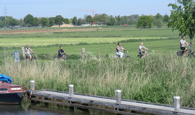 Fietsen langs de Oude IJssel. Foto: PR