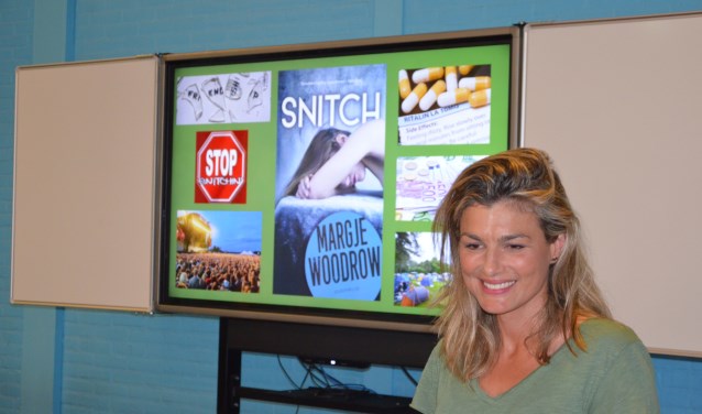 Schrijfster Margje Woodrow te gast op De Wesenthorst. Foto: PR