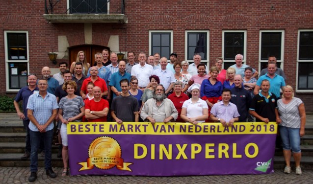 De ondernemers van de Beste Markt van Nederland. Foto: Frank Vinkenvleugel