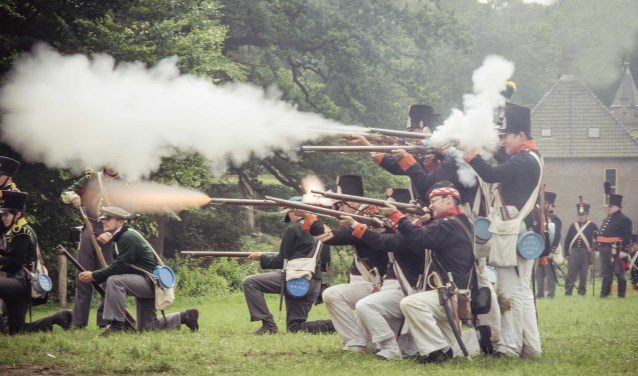 Beleef in Vorden een Napoleontische schermutseling. Foto: Keshia Fotografie