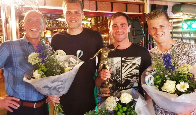 Michel Kamphuis werd in het seizoen 2016-2017 gekozen tot ‘Voetballer van het jaar’. Foto: Theo Huijskes