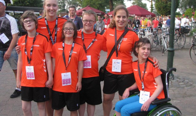 Het team uit Heesch op Marveld. Foto: Ferry Broshuis
