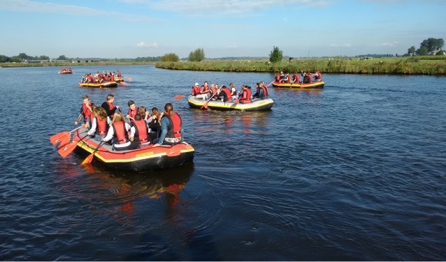 Nederland en Duitsland gaan de strijd met elkaar aan op de Berkel. Foto: PR