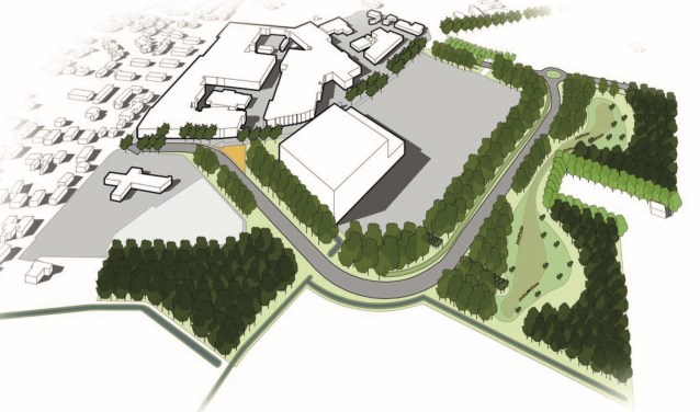 Artist impression van het nieuwe vrieshuis van Aviko in Steenderen. Afbeelding: Aviko