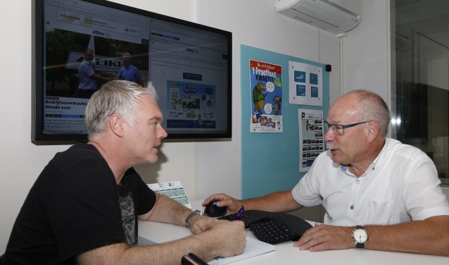Advertenties worden nu ook op de nieuwssite van de betreffende editie geplaatst. Foto: Gerhard Weevers