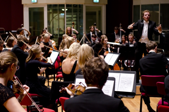 Nederlands Symfonie Project (NeSP) tijdens concert