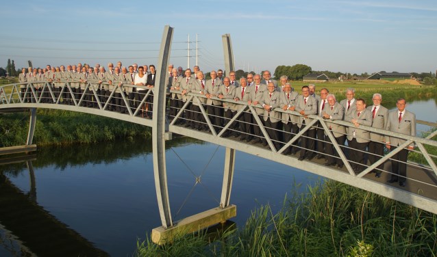 Het Ulfts Mannenkoor. Foto: Ton Smilde