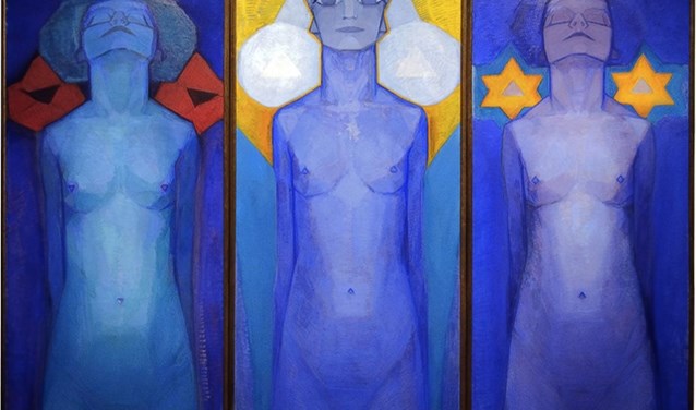 Piet Mondriaan, Evolutie, 1911, Collectie Gemeentemuseum Den Haag. Foto: PR